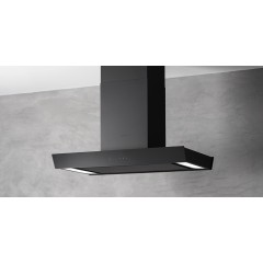 Davoline 801003463 Flow 90 Απορροφητήρας Καμινάδα 90cm Μαύρος